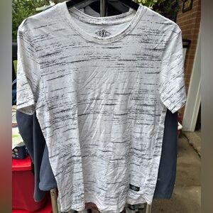 BKC White and Black Graphic Tee